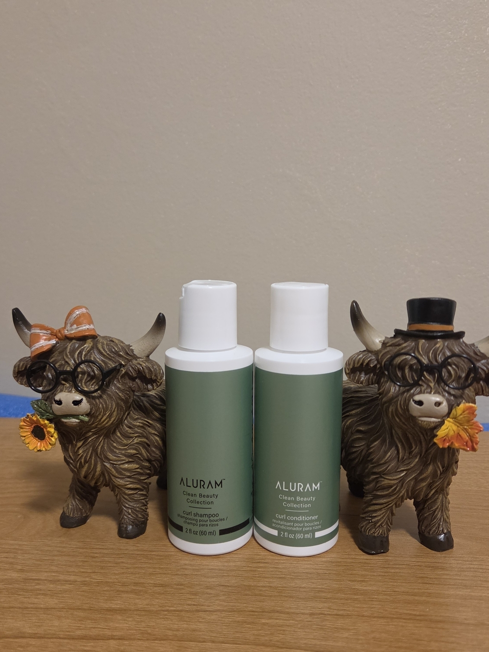 Aluram Curl Shampoo & Conditioner Set - Green